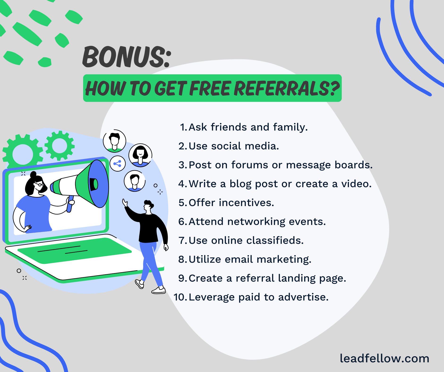 BONUS: How To Get Free Referrals?