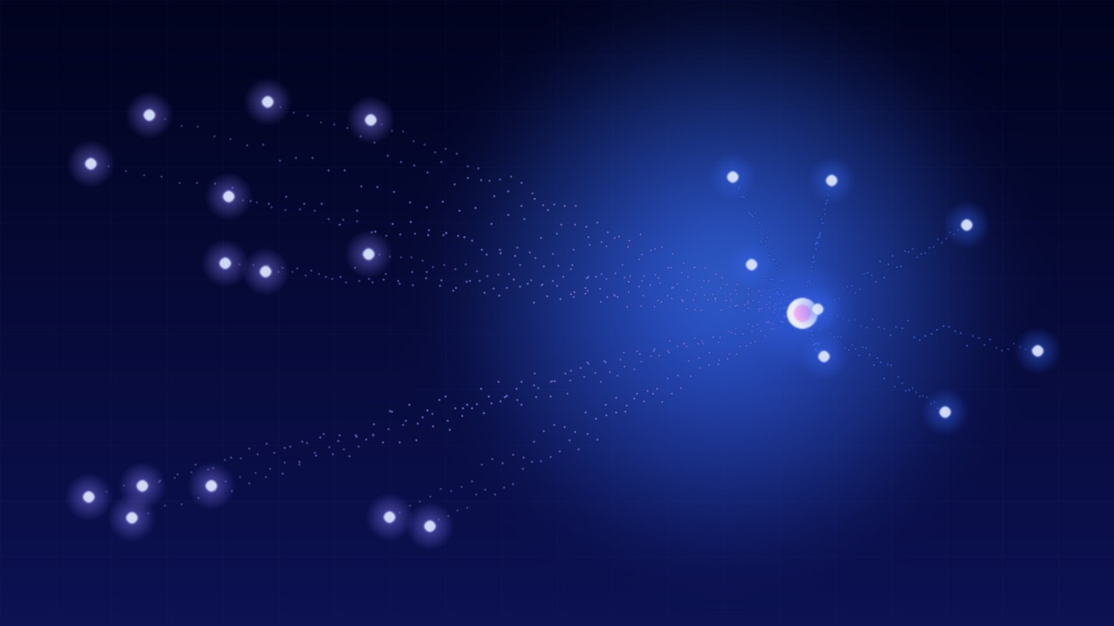 AI lead routing connects partner nodes to a central predictive matching hub